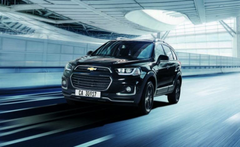 Chevrolet Captiva Perfect Black. Todo al negro