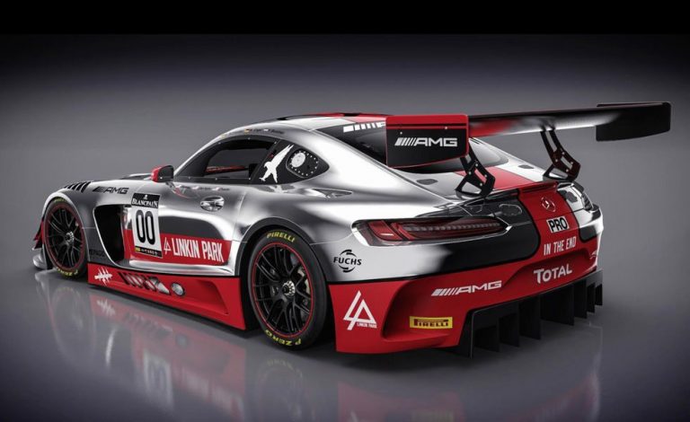 Mercedes-AMG GT3. Decorado por Linkin Park