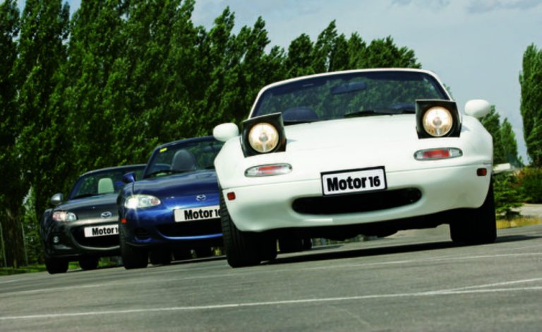 Mazda MX-5. Tres jubilados con ganas de marcha