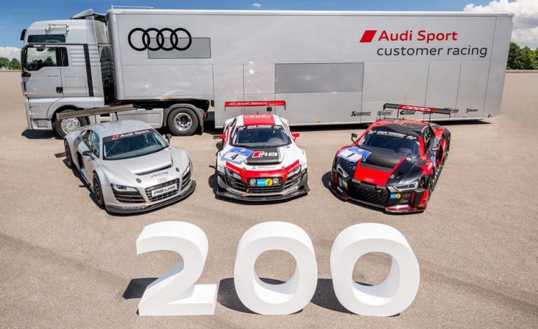 Audi R8 LMS GT3. Ya son 200 y merecen celebrarlo