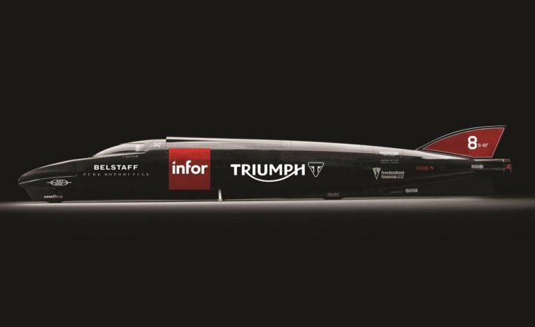 Triumph Land Speed Record. Superará los 605 km/h