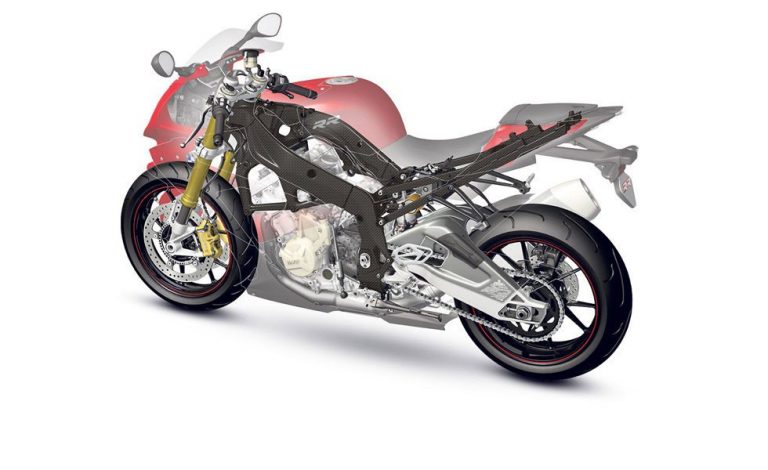 BMW S1000RR. El carbono llegó a las motocicletas