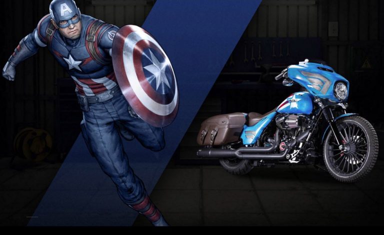 Harley-Davidson. En honor a los personajes de Marvel