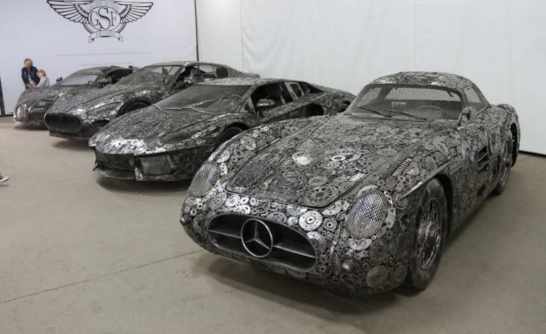 50 artistas hacen auténticos deportivos partiendo de chatarra