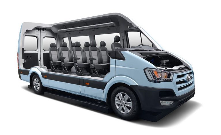 Hyundai H350 Fuel Cell. La pila de combustible ahora en un vehículo comercial