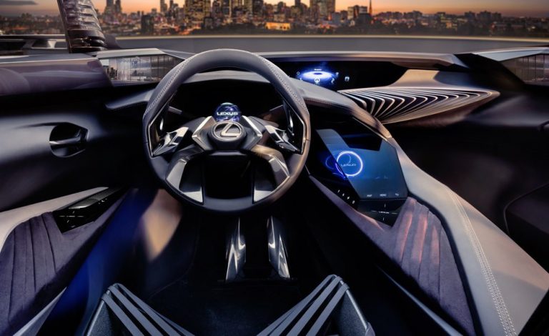 Lexus UX Concept. Un interior venido del futuro