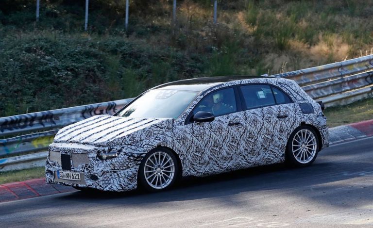 Mercedes Clase A 2018. Se estrena en Nürburgring