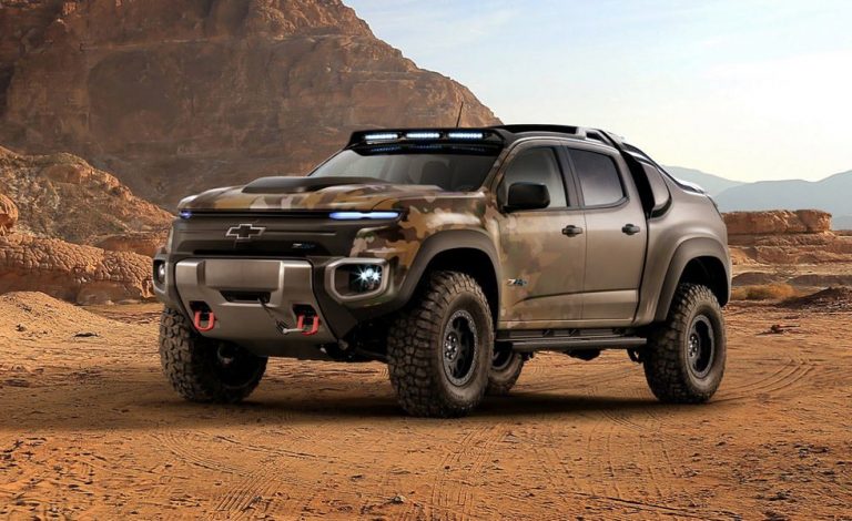 Chevrolet Colorado ZH2 Concept. Para el ejército de Estados Unidos