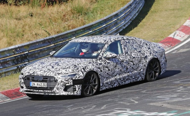 Audi S7 Sportback 2018. Pillado en pleno desarrollo