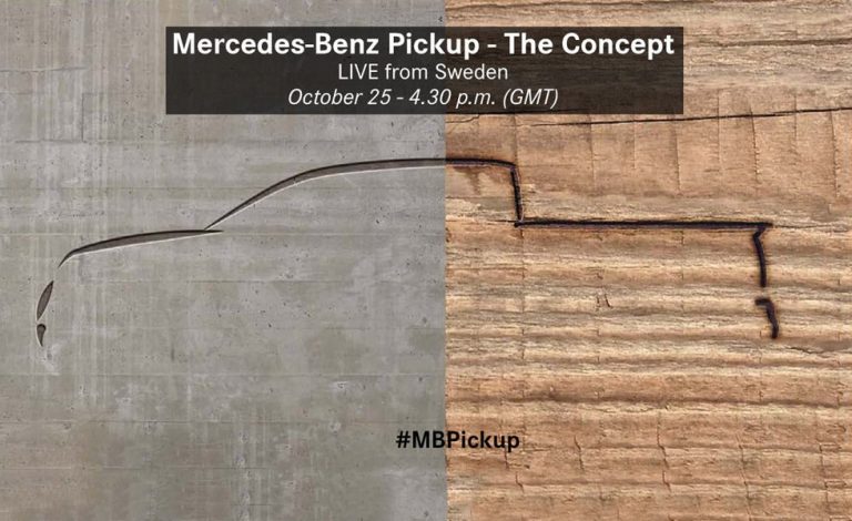 Mercedes pick-up. Se presenta el 25 de octubre