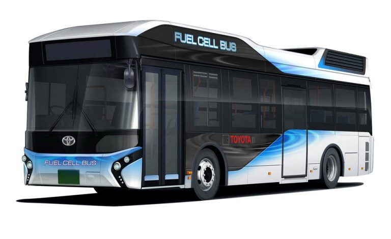 Toyota Fuel Cell Bus. El autobús de hidrógeno es una realidad