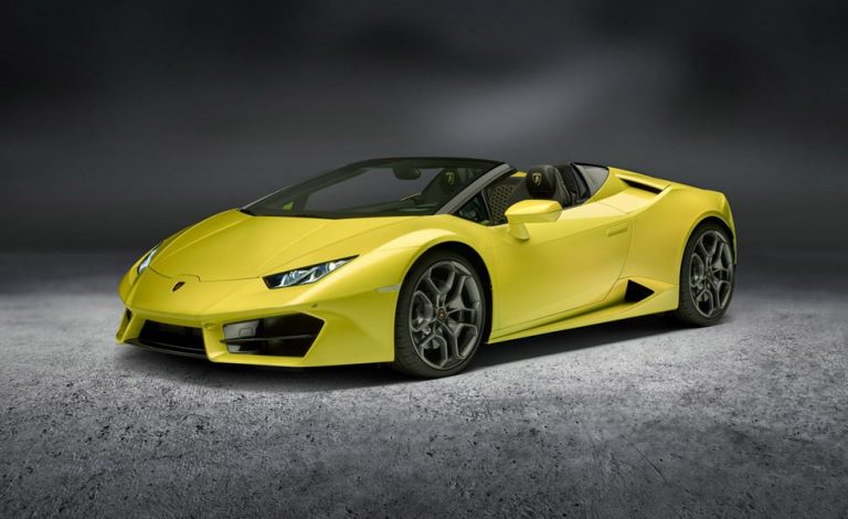 Lamborghini Huracán LP 580-2 Spyder. Con todo atrás