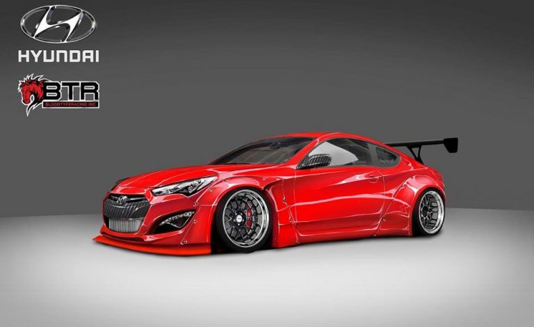 Hyundai Genesis Coupé Blood Type Racing. Radical