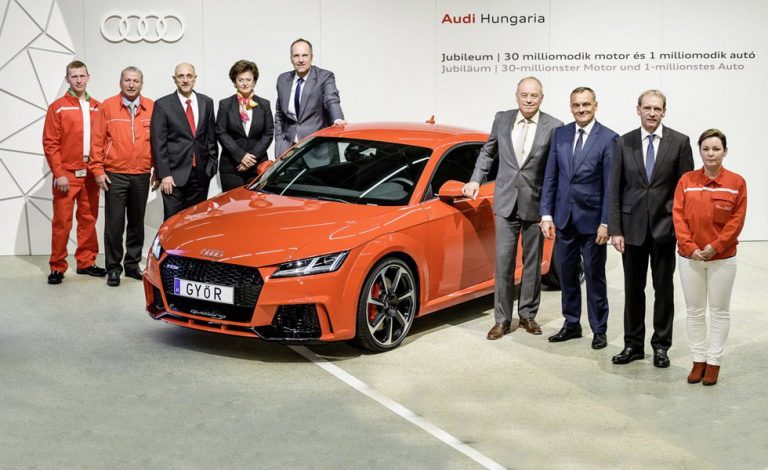 Fabrica de Audi en Gyor. Números récord