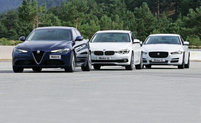 Alfa Romeo Giulia 2.2 180/BMW 320d/Jaguar XE 2.0 d 180. El Giulia impone su  carácter