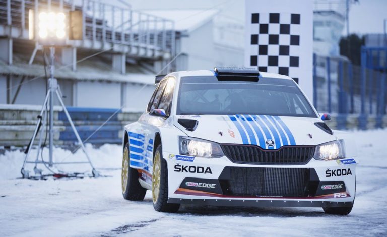 Skoda Fabia R5 WRC. Con los colores que le hicieron campeón