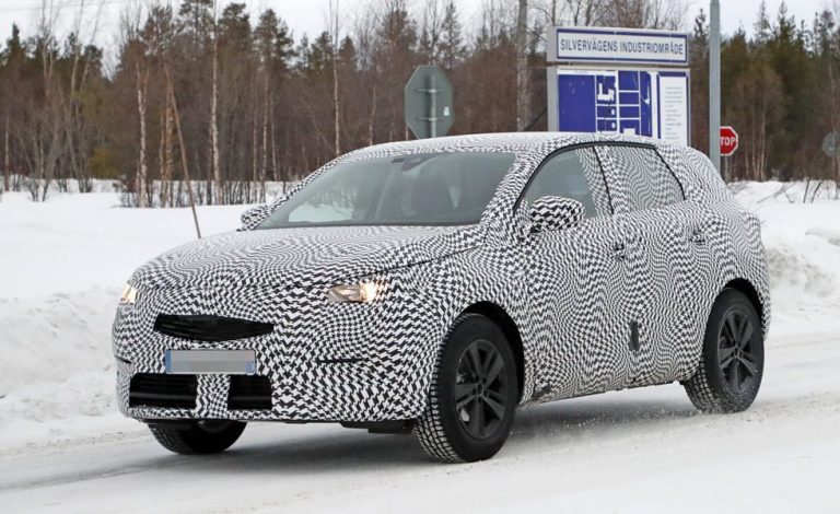 Opel Grandland X. Cazado en la nieve