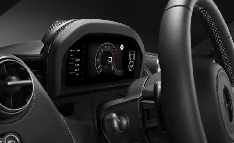 McLaren 720S Coupé. Este es su avanzado display
