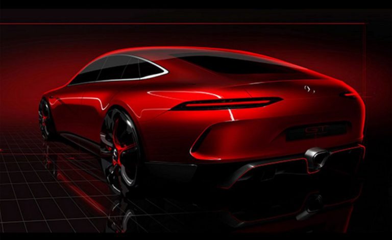 Mercedes-AMG GT Concept. Con carrocería de cuatro puertas