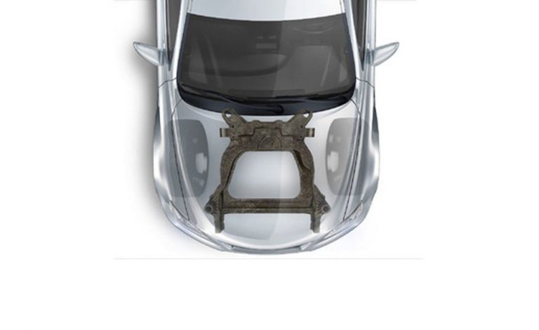 Ford y Magna crean un subchasis de fibra de carbono