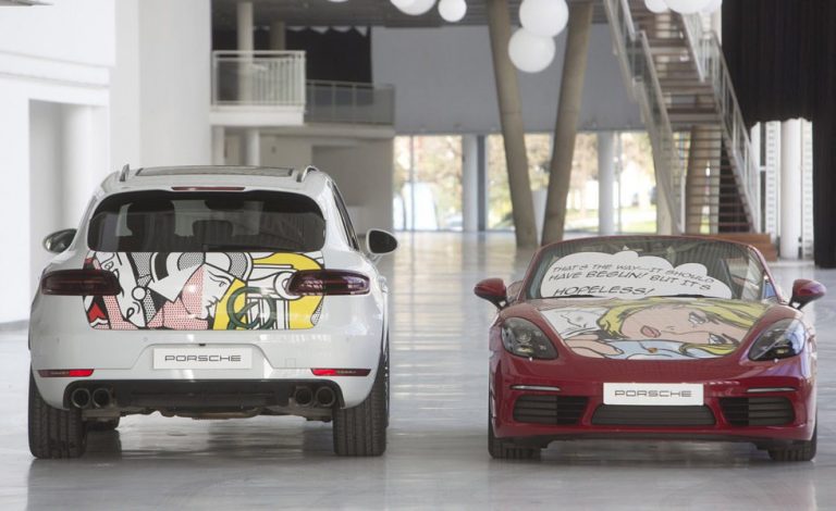 Porsche se viste del Pop Art de Roy Lichtenstein
