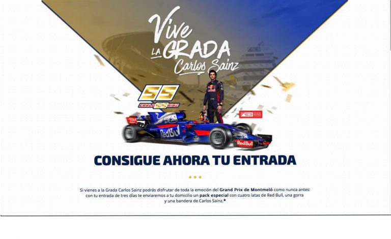 Carlos Sainz te invita a su grada
