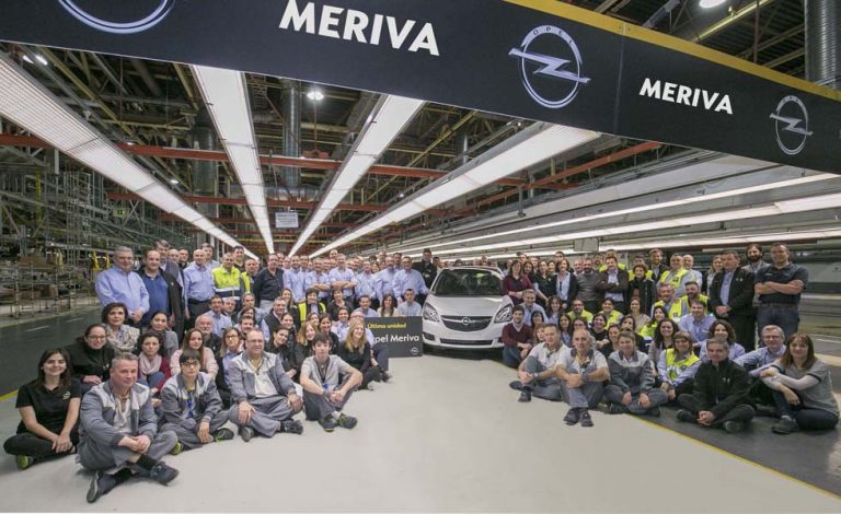Opel Meriva. Se despide de la fábrica de Figueruelas