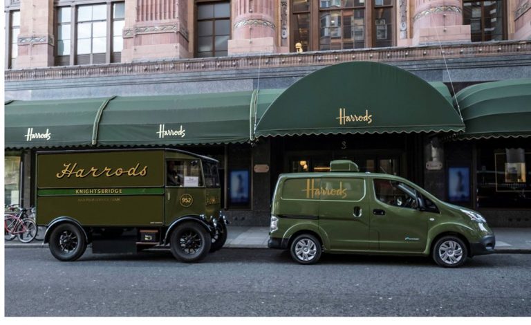 Nissan electrifica la flota de Harrods