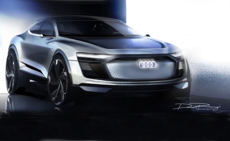 Audi e-tron Sportback Concept. Los primeros bocetos