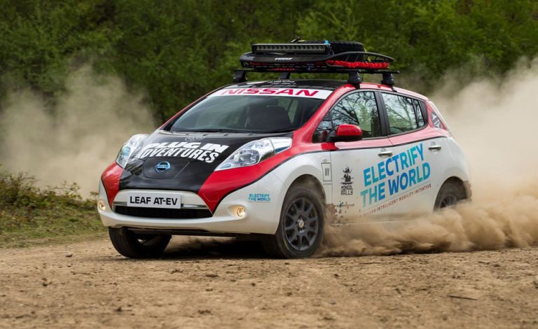 Nissan Leaf AT EV. Un eléctrico en el Rally de Mongolia