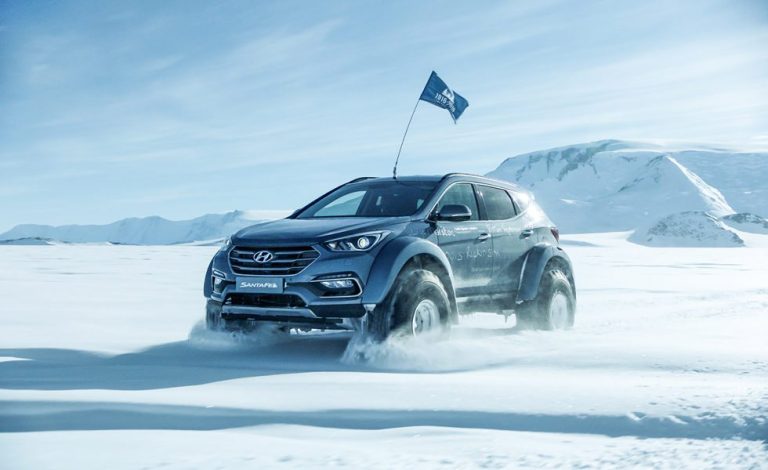 Hyundai Santa Fe. Conquista la Antártida