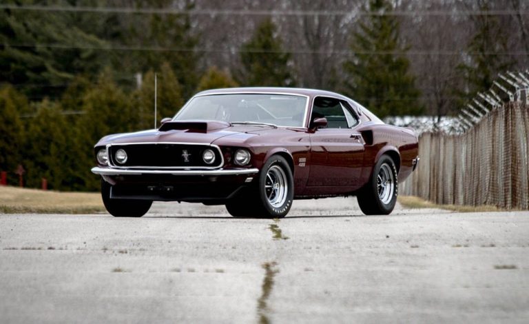 Ford Mustang Boss 429. Esta máquina será subastada