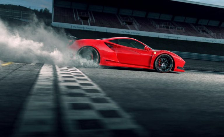 Novitec Rosso Ferrari 488 GTB N-Largo. Con carrocería de carbono