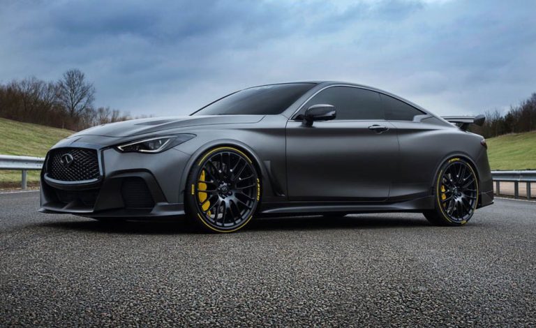 Infiniti 'Project Black S'. En colaboración con Pirelli