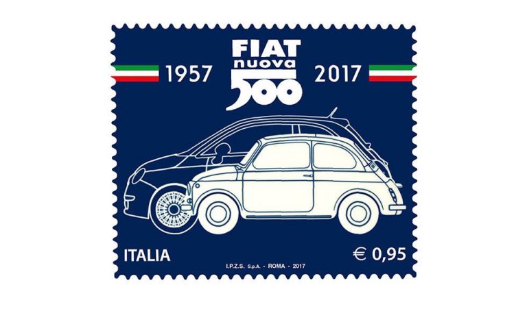 Fiat 500. Presentado en Turín su sello conmemorativo