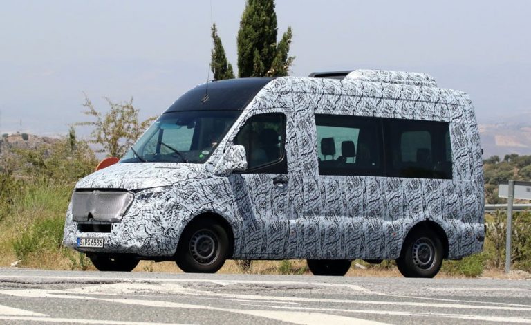 Mercedes Sprinter 2018. También se esconde