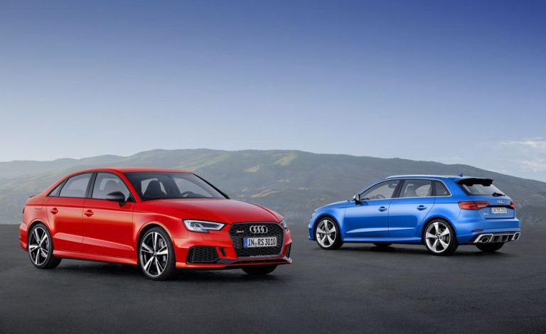 Audi RS3 Sportback y Sedán. Ya tienen precio