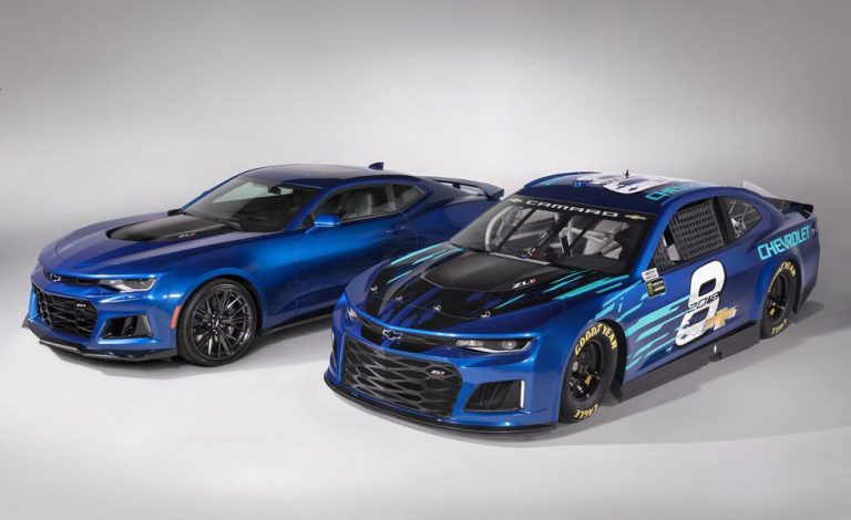 Chevrolet usará en la NASCAR este llamativo Camaro ZL1