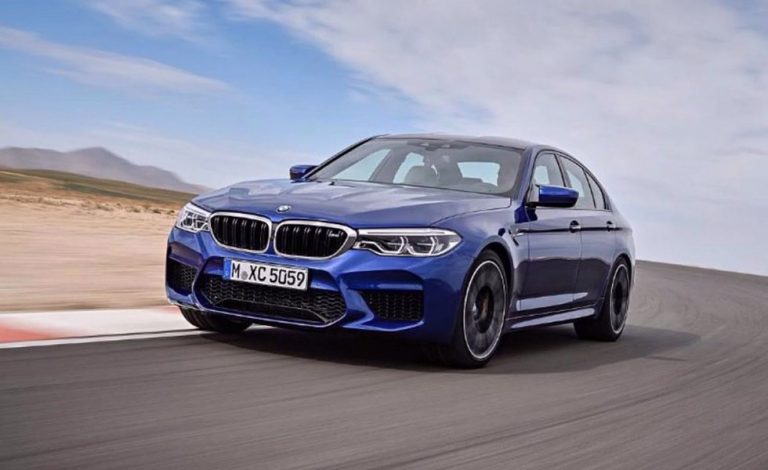 El poderoso BMW M5 se escapa antes de tiempo