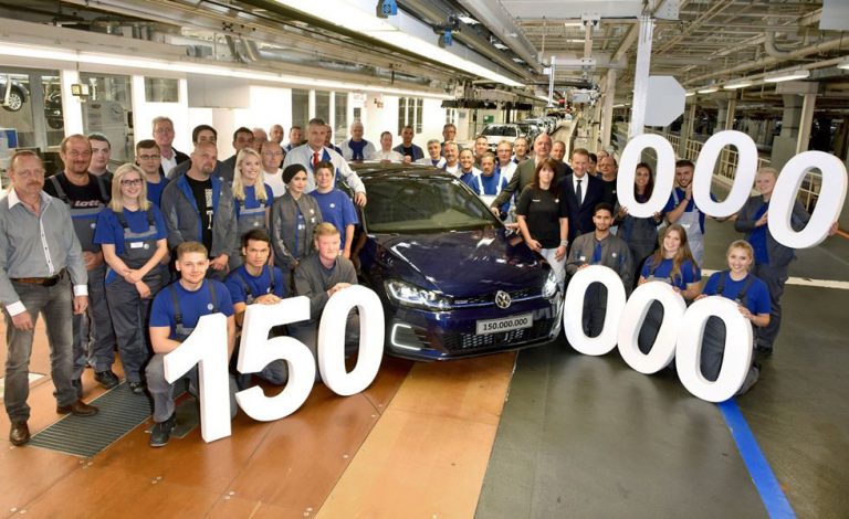 Volkswagen fabrica su vehículo 150.000.000.