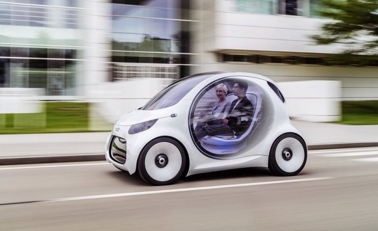 Smart vision EQ fortwo concept. Adelanta la movilidad urbana del futuro