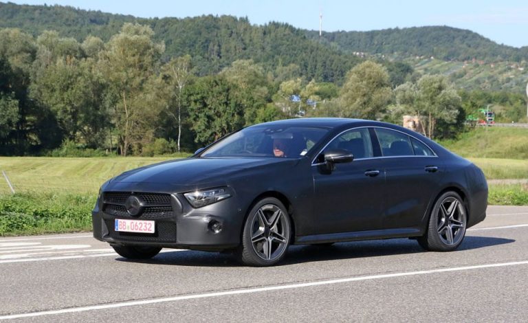 Mercedes CLS 2018. En la fase final