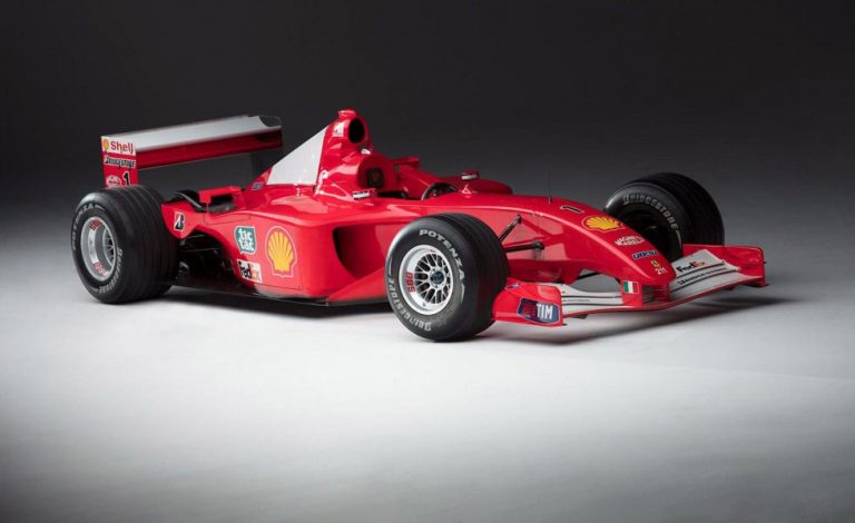 Prepara cuatro millones si quieres este Ferrari de Michael Schumacher
