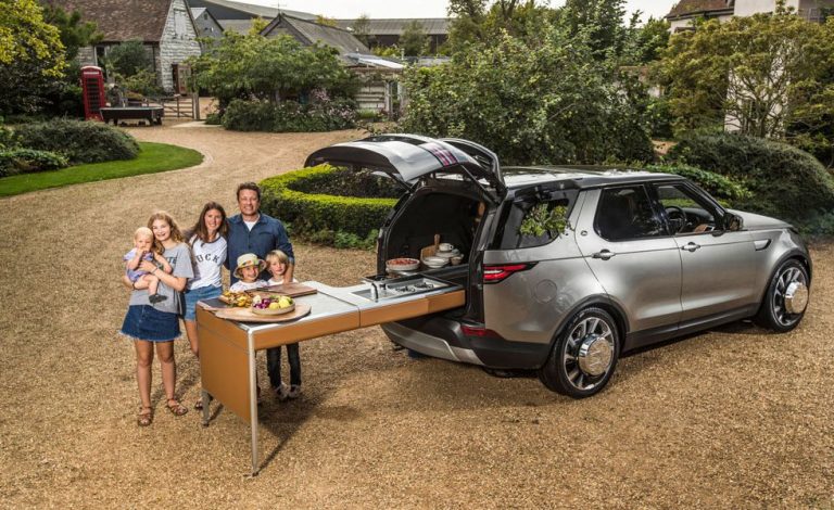 Land Rover Discovery. Jamie Oliver en las cocinas