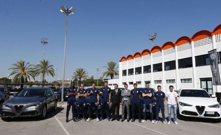 Valencia CF. El Alfa Romeo Stelvio, el preferido de la plantilla