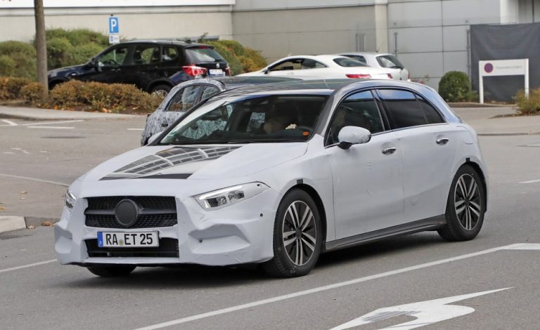 Mercedes Clase A 2018. Ahora con menos camuflaje