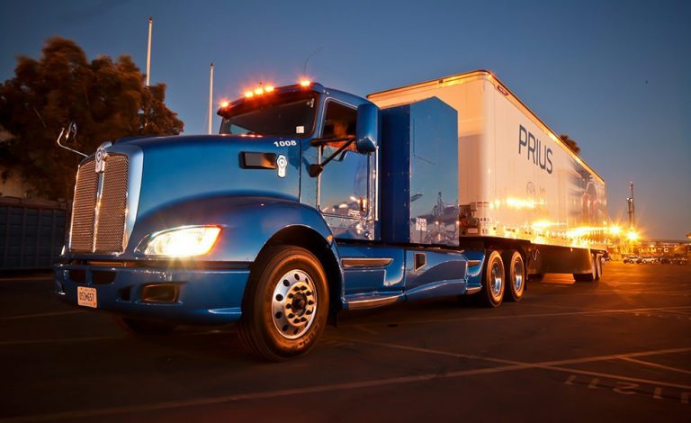 El camión de hidrógeno de Toyota. Comienza a operar en EEUU