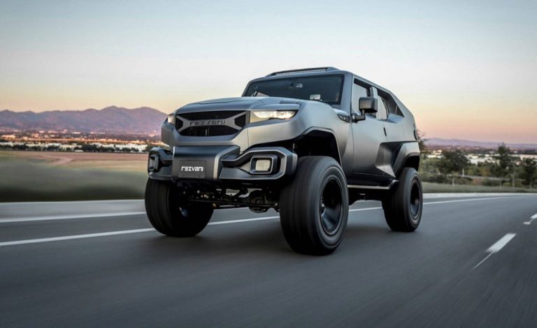 Rezvani Tank. Más de 126.425 dólares en opciones