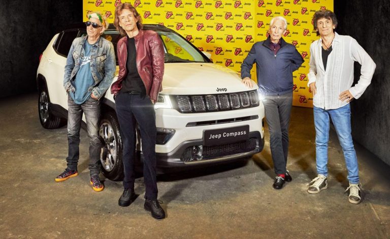 Rolling Stones. Gira con el Jeep Compass como protagonista