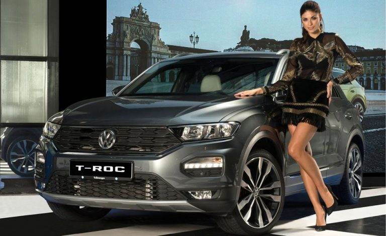 Linda Morselli. Madrina del Volkswagen T-Roc